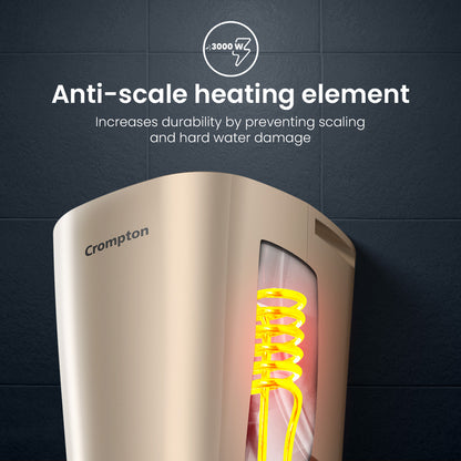 Crompton Solarium Blaze, 3000W Instant Water Heater