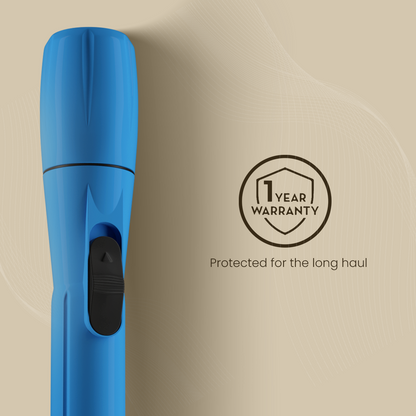Crompton Power Ray Chamak 1W LED Torch Dry-Cell - Blue