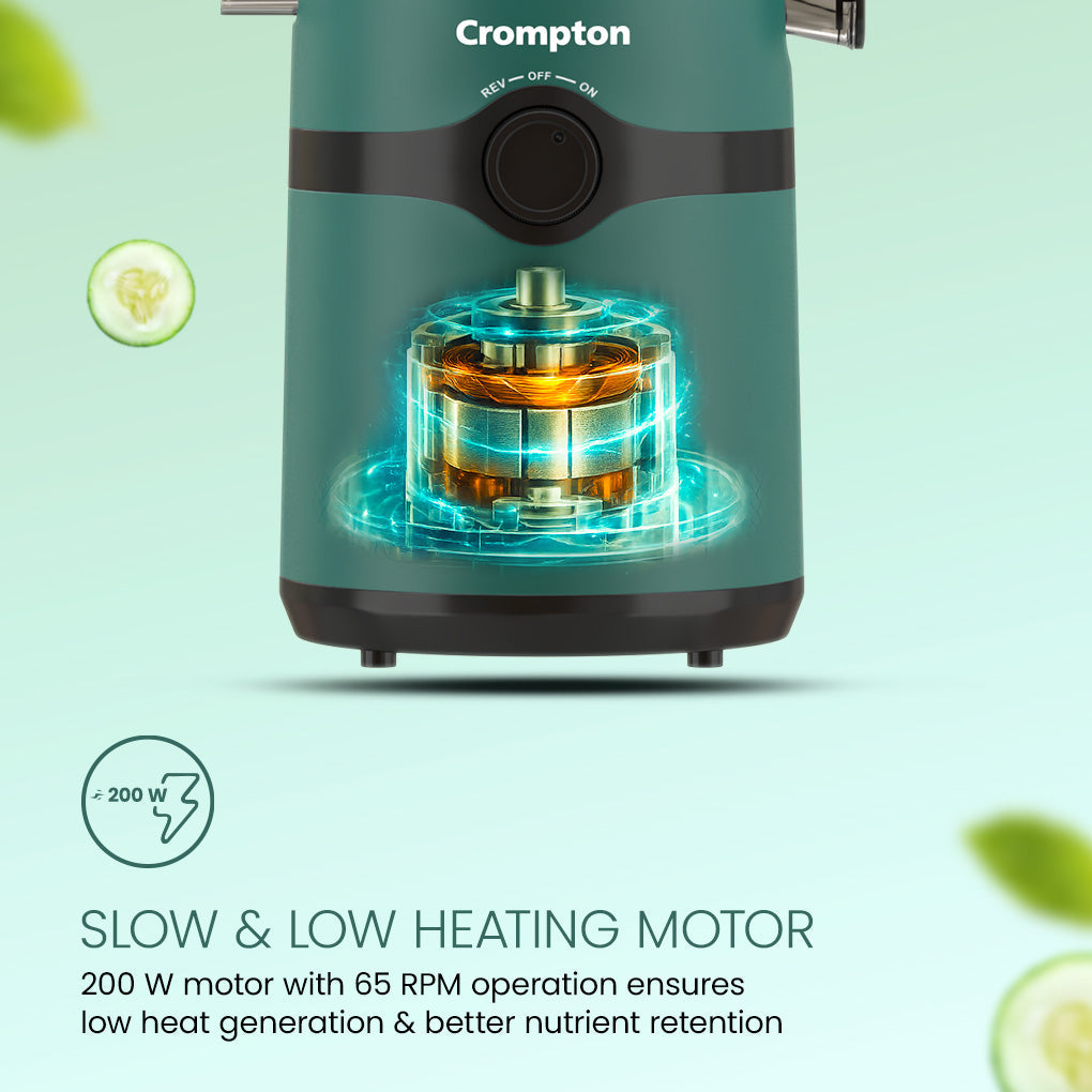 Crompton Ameo Fresh Cold Press Juicer | 200 Watts