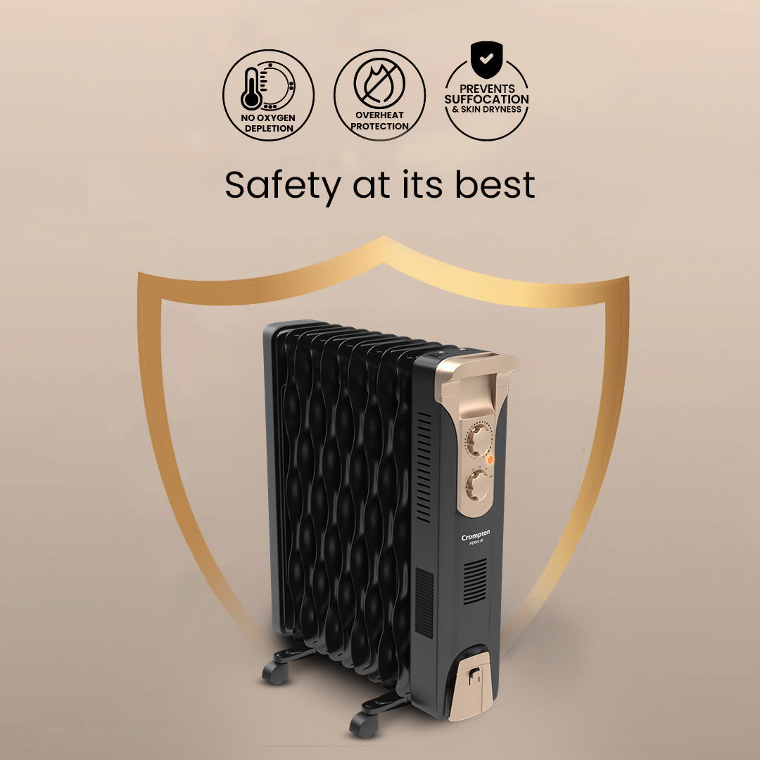 Crompton Insta Ferve 9 Fins 2400 W Oil Filled Room Heater_4