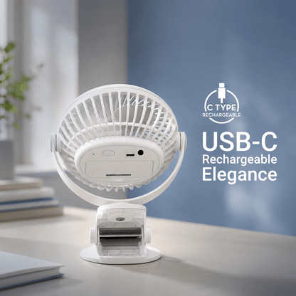Crompton Siro Rechargeable Clip Fan
