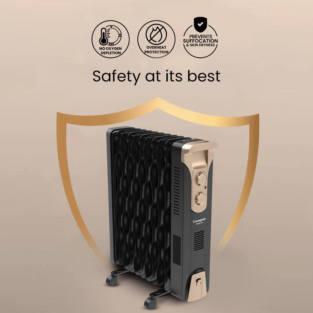 Crompton Insta Ferve 13 Fins 2900W Oil Filled Room Heater_4