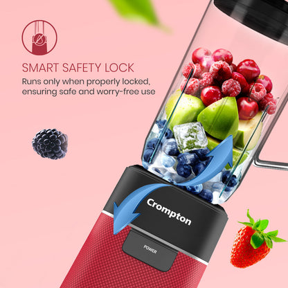 Crompton Ameo Fresh Nutri Blender | 400 Watts | 3 Food Grade Jars