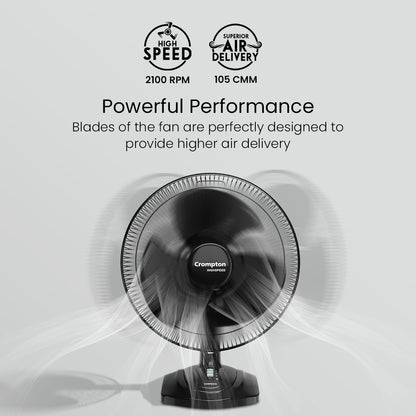 Crompton Highspeed Torpedo Table Fan