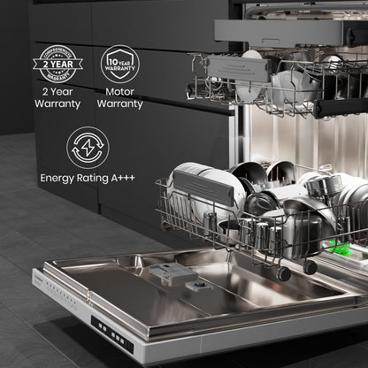 Crompton GrandArt Built-in Dishwasher 15 PS Dishwasher