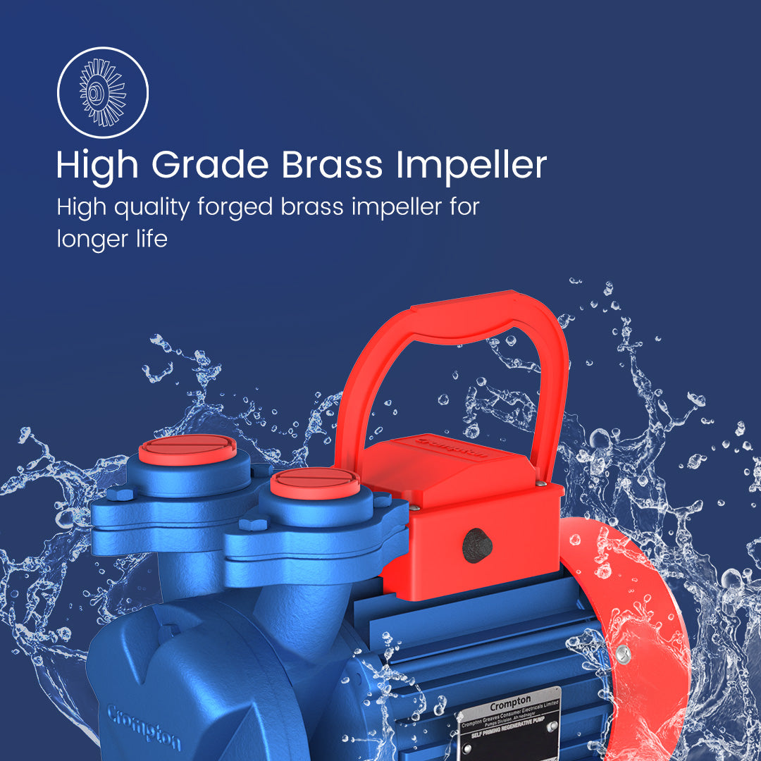 FLOMAX PLUS II - Mini Self Priming Regenerative Pump 0.5 HP