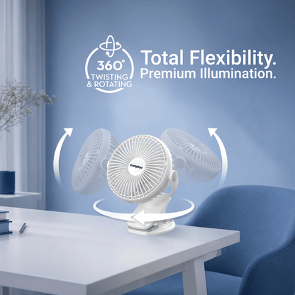 Crompton Siro Rechargeable Clip Fan