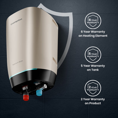 Crompton Solarium Blaze, 3000W Instant Water Heater