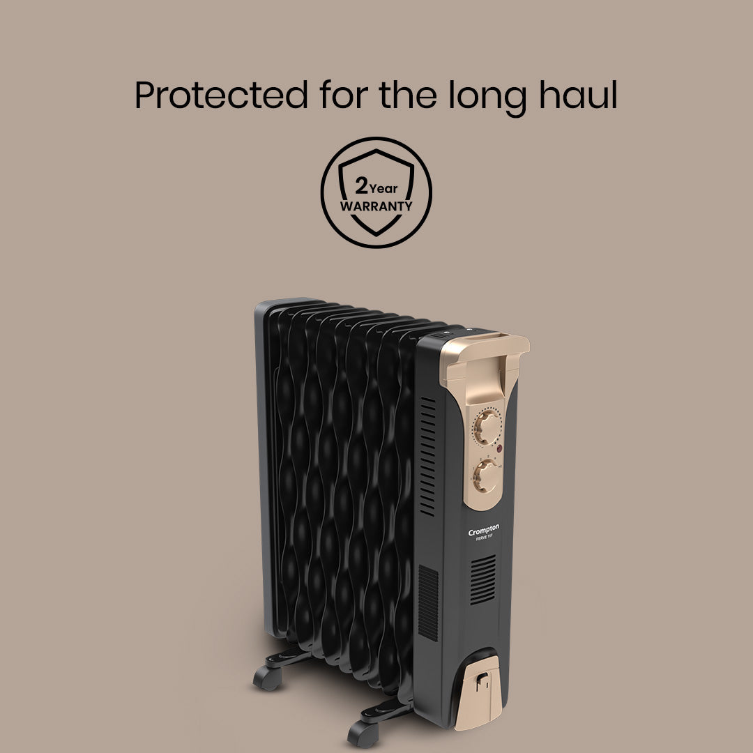 Crompton Insta Ferve 11 Fins 2900 W Oil Filled Room Heater