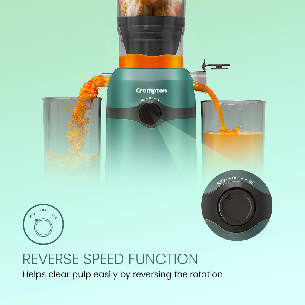 Crompton Ameo Fresh Cold Press Juicer | 200 Watts