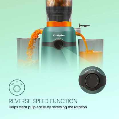 Crompton Ameo Fresh Cold Press Juicer | 200 Watts