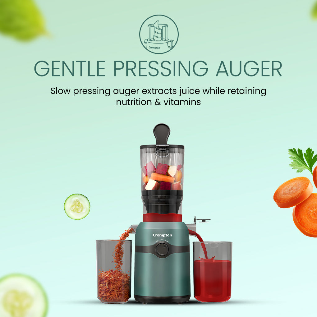 Crompton Ameo Fresh Cold Press Juicer | 200 Watts
