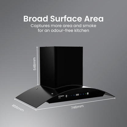 Crompton Eliteo Curv Filterless Chimney