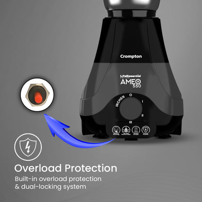 Crompton Ameo 550W Mixer Grinder