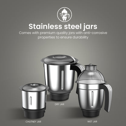 Crompton Boltmix 750W,  Mixer Grinder, 3 Jars