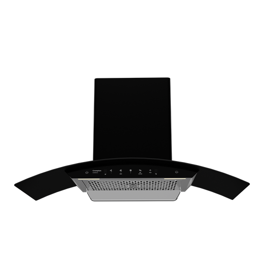 Crompton IntelliMotion Curved 90cm Filterless Chimney