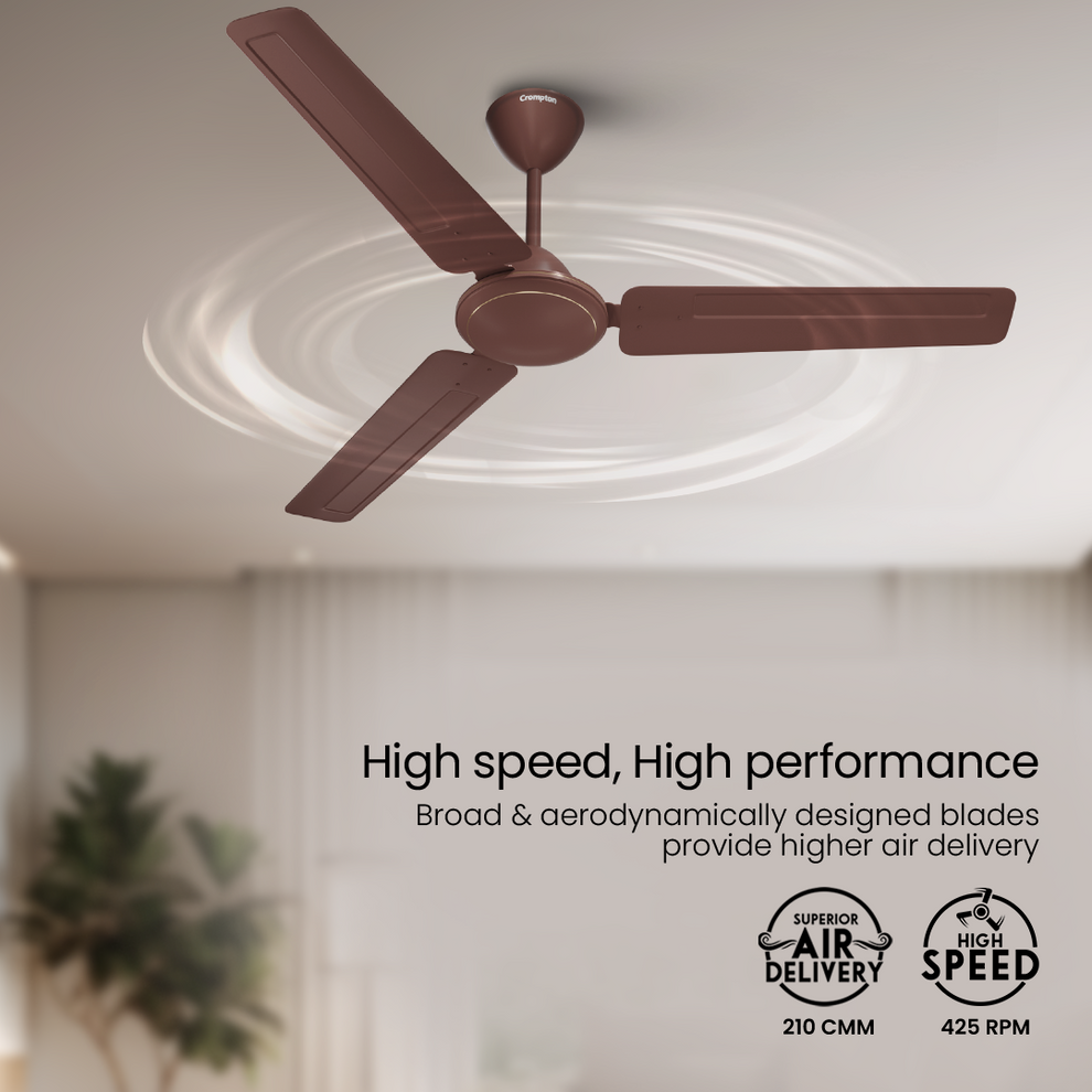 Crompton High Speed Dasher | Star Rated Ceiling Fan - high-quality product