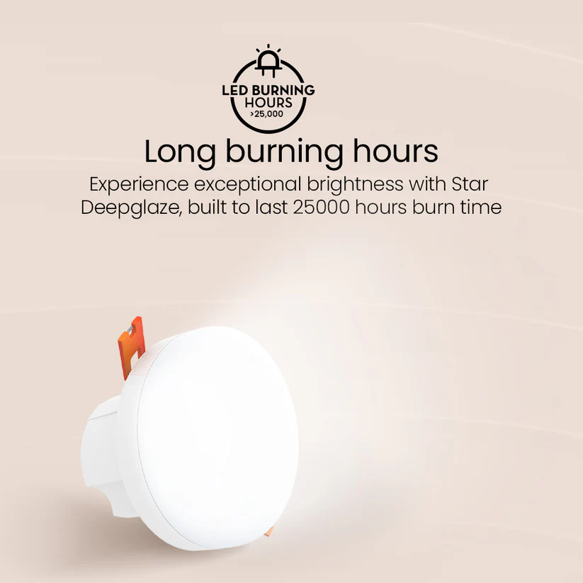 3W Star Deepglaze Round Led Downlighter