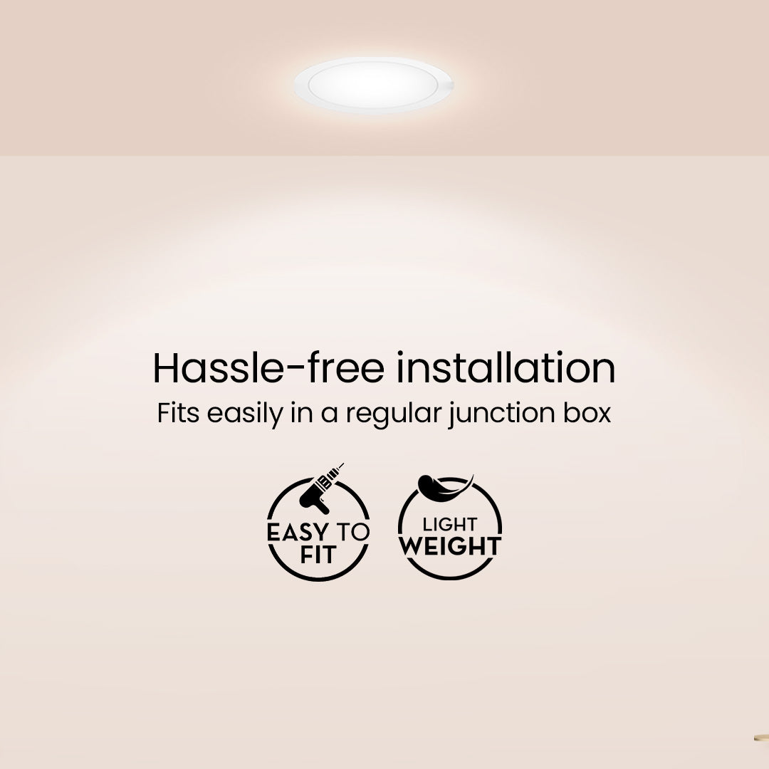 3W Star Deepglaze Round Led Downlighter
