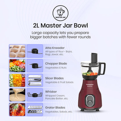 Crompton Duro Grand Plus 750W Mixer Grinder