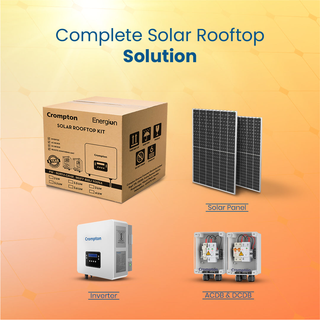 Crompton Energion 3.6 kW Single Phase Solar Rooftop Solution_6