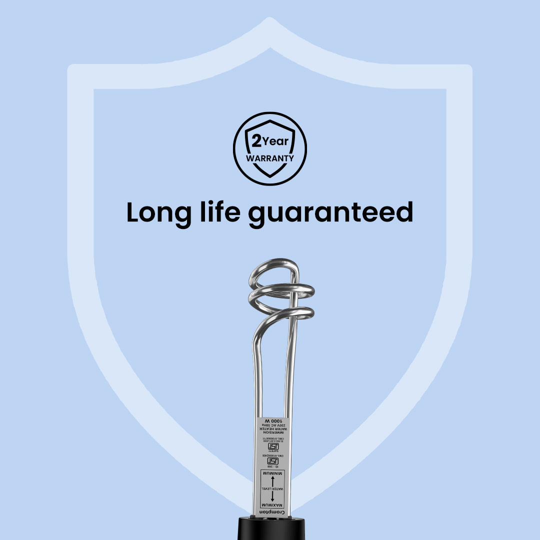 Crompton AIMR SP1A 1000 W Immersion Water Heater with IP 68 Protection