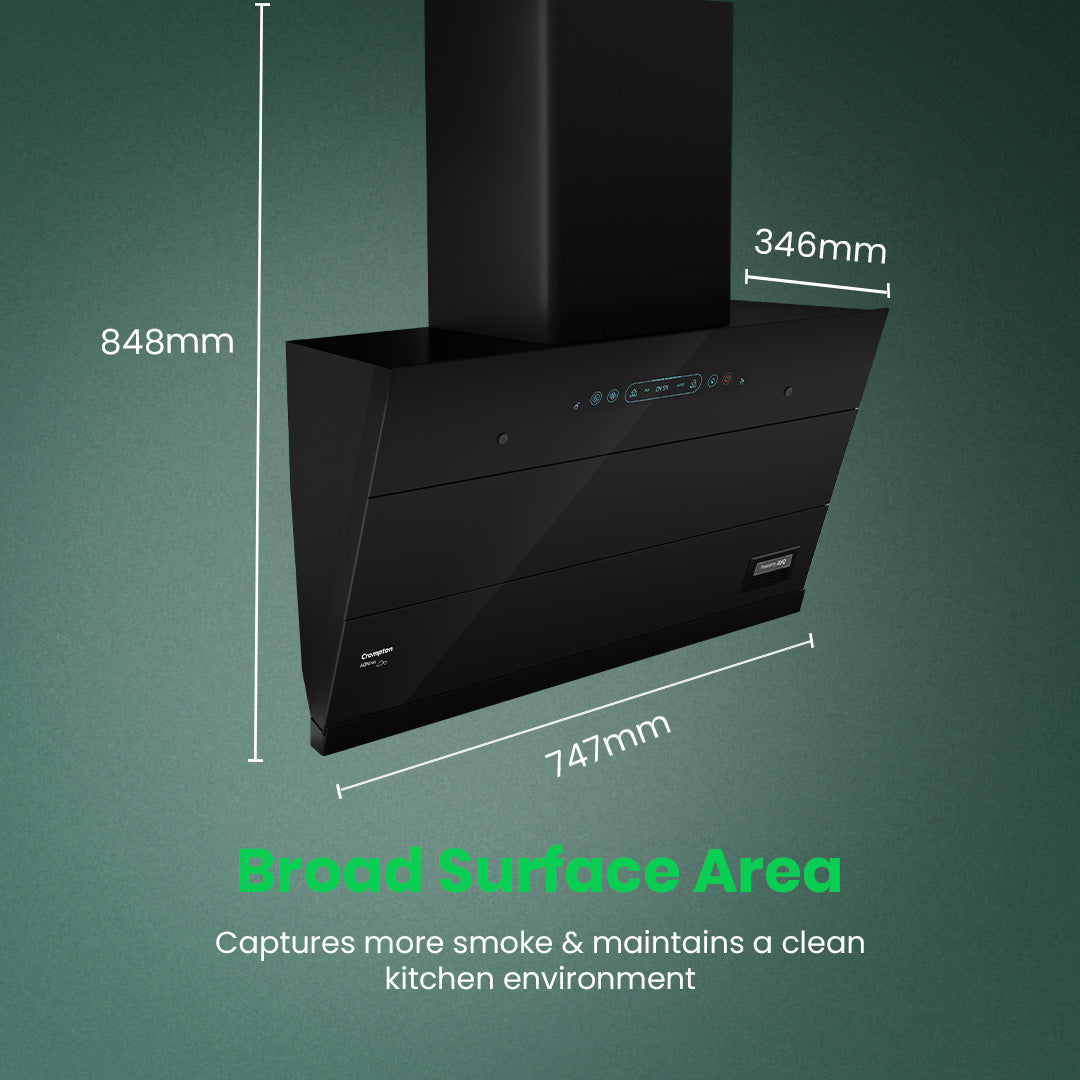 Crompton AQNova (Inclined) Chimney | Filterless