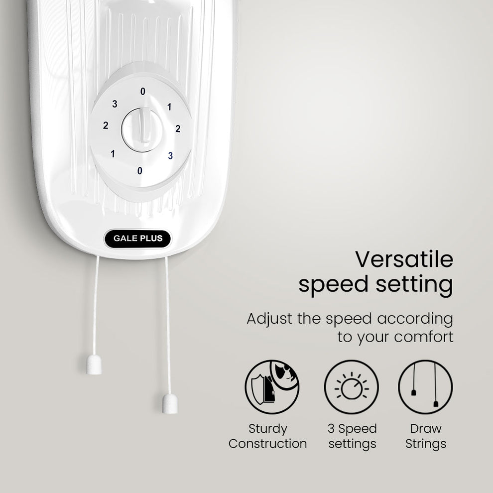 Crompton Hispeed Gale Plus Wall Mounted Fan Thermal Overload Protection - product feature