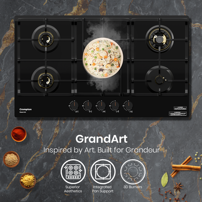 Crompton Hob Grandart Fb 90cm 5 Burner