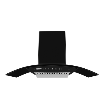 Crompton IntelliMotion Curved 90cm Baffle Filter Chimney