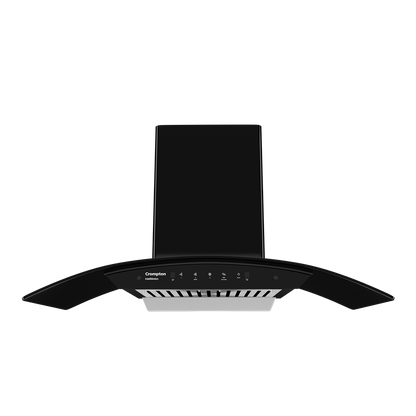 Crompton IntelliMotion Curved 90cm Baffle Filter Chimney