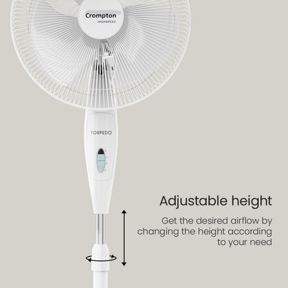 Crompton Torpedo HS PF Pedestal Fan
