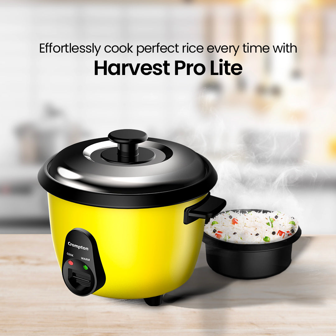 Shop Crompton Harvest Pro Lite 1.8Ltr Rice Cooker - Single Bowl Cooking ...