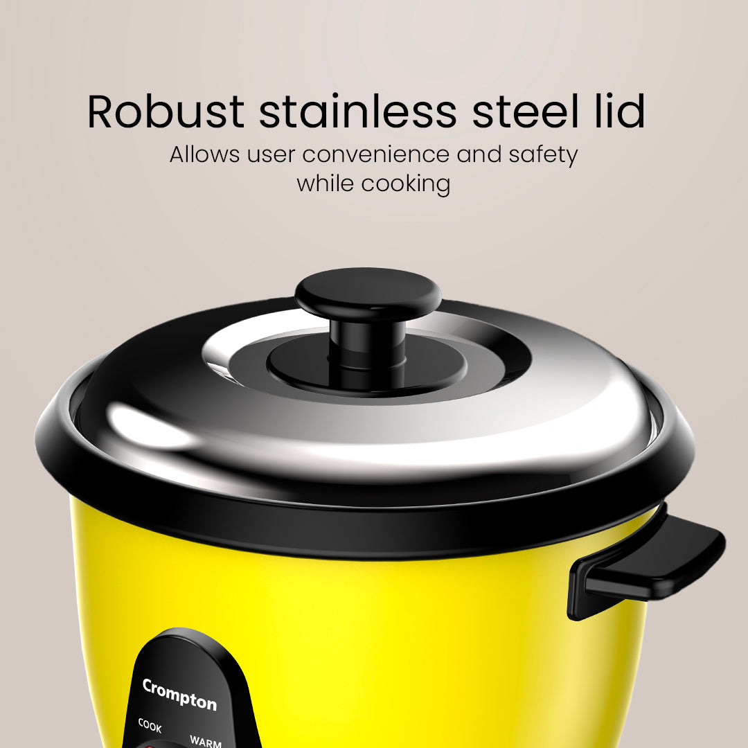 Shop Crompton Harvest Pro Lite 1.8Ltr Rice Cooker - Single Bowl Cooking ...