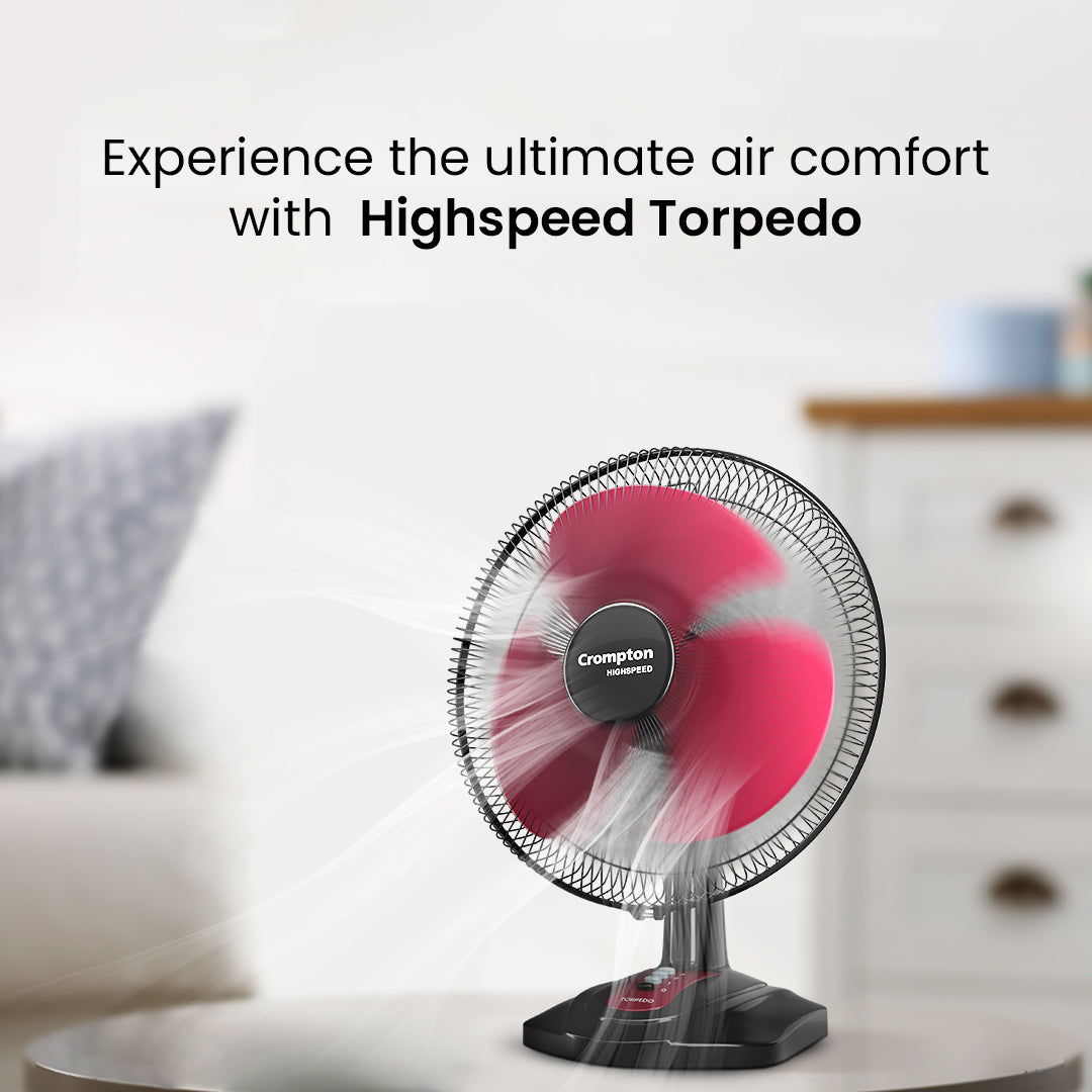 Crompton Highspeed Torpedo Table Fan
