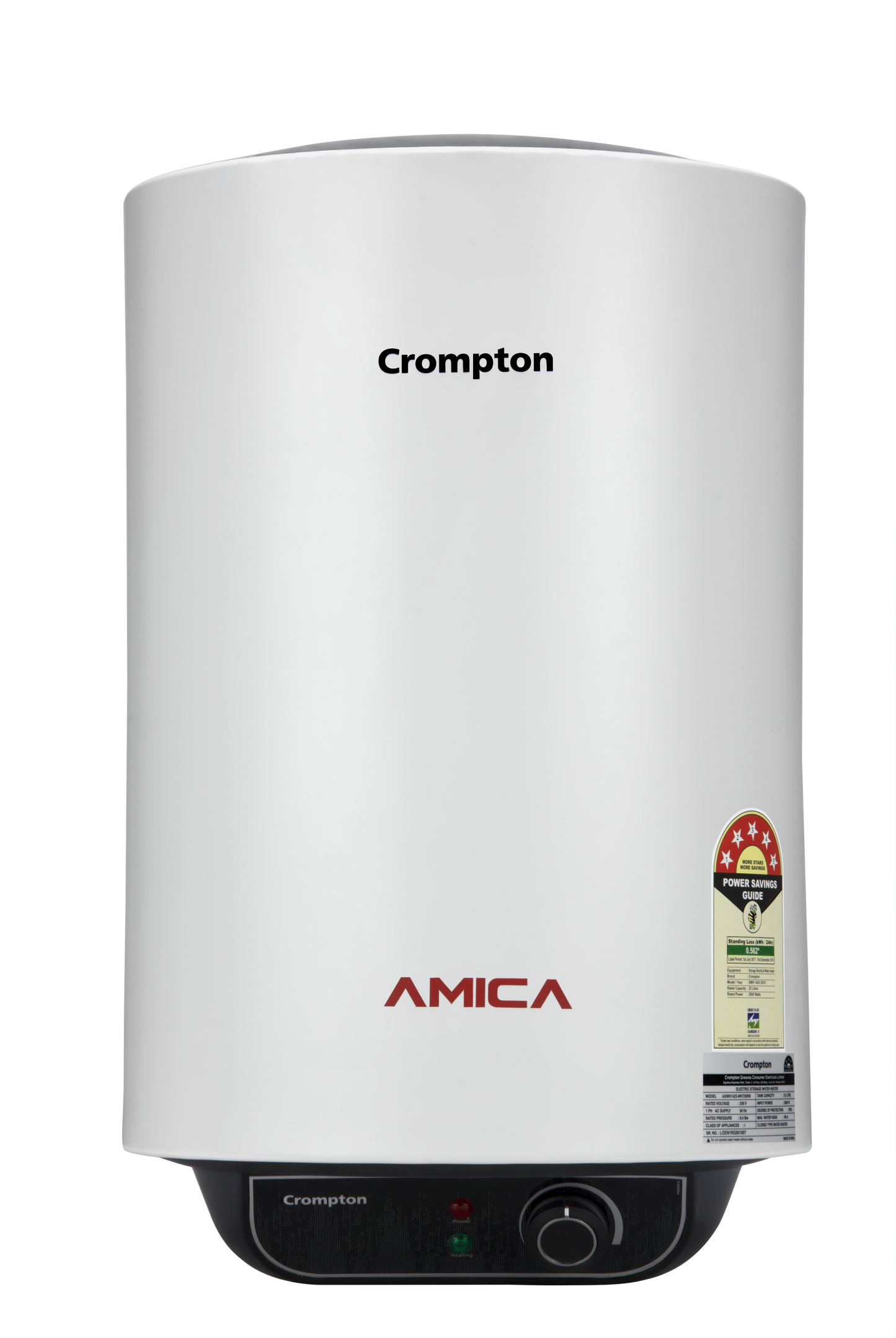 Crompton Amica Classic, 2000W Rated Storage Water Heater