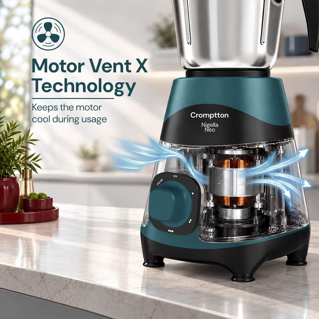 Crompton Nigella Neo 750 Watts Mixer Grinder | 4 Jar