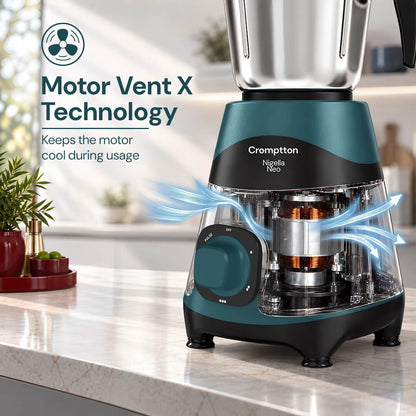 Crompton Nigella Neo 750 Watts Mixer Grinder | 4 Jar