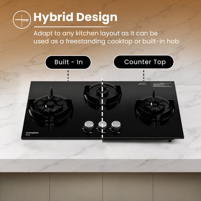 Crompton Niteo 3 Burner Hob