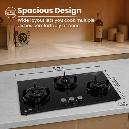 Crompton Niteo 3 Burner Hob