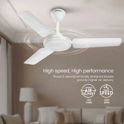 Crompton High Speed Riviera | Star Rated Ceiling Fan
