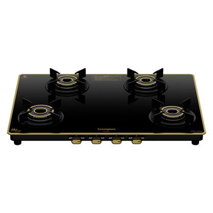 Crompton Oressa 4 Burner 70 cm Slim Glass Cooktop