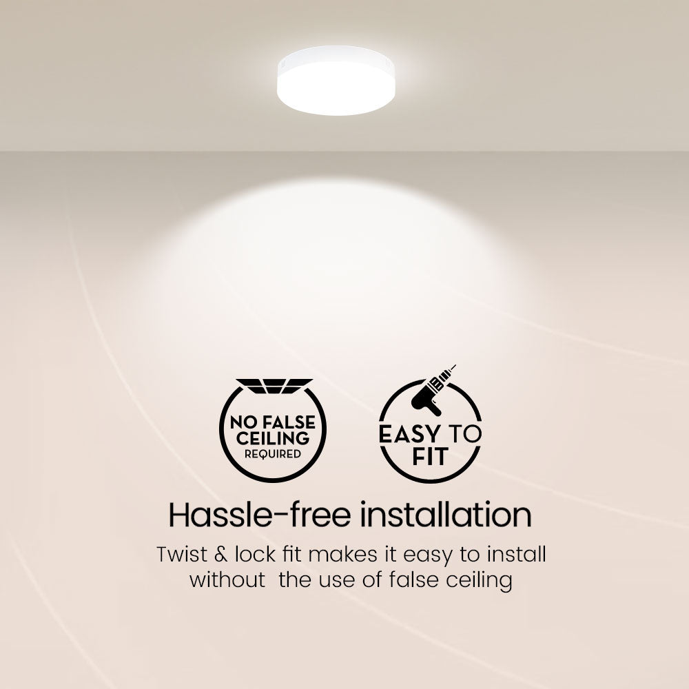 10W Star Vega Nxt Round Led Surface Panel