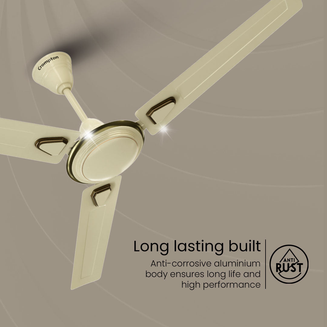 Crompton Surebreeze Super Briz Deco | Star Rated Ceiling Fan