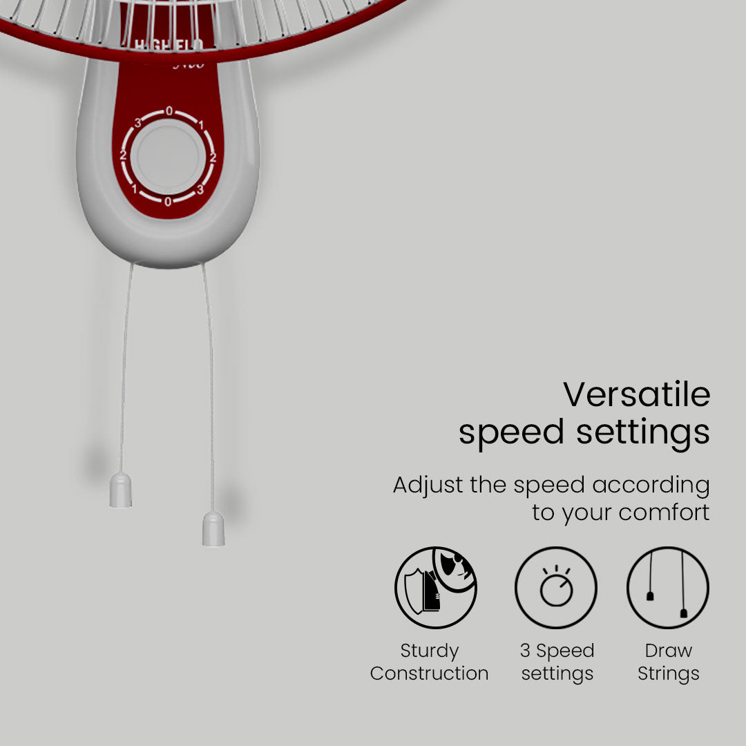 Crompton Hiflo Neo Wall Mounted Fan