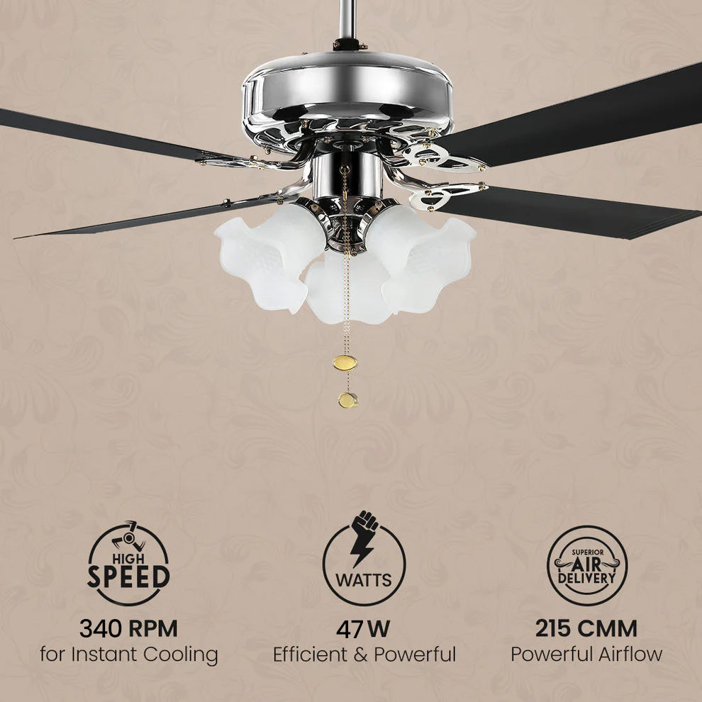 Crompton Luxian Uranus Chandelier Ceiling Fan