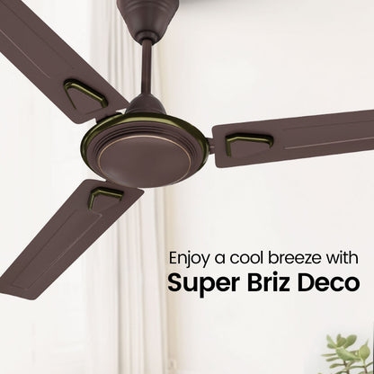 Crompton Surebreeze Super Briz Deco | Star Rated Ceiling Fan