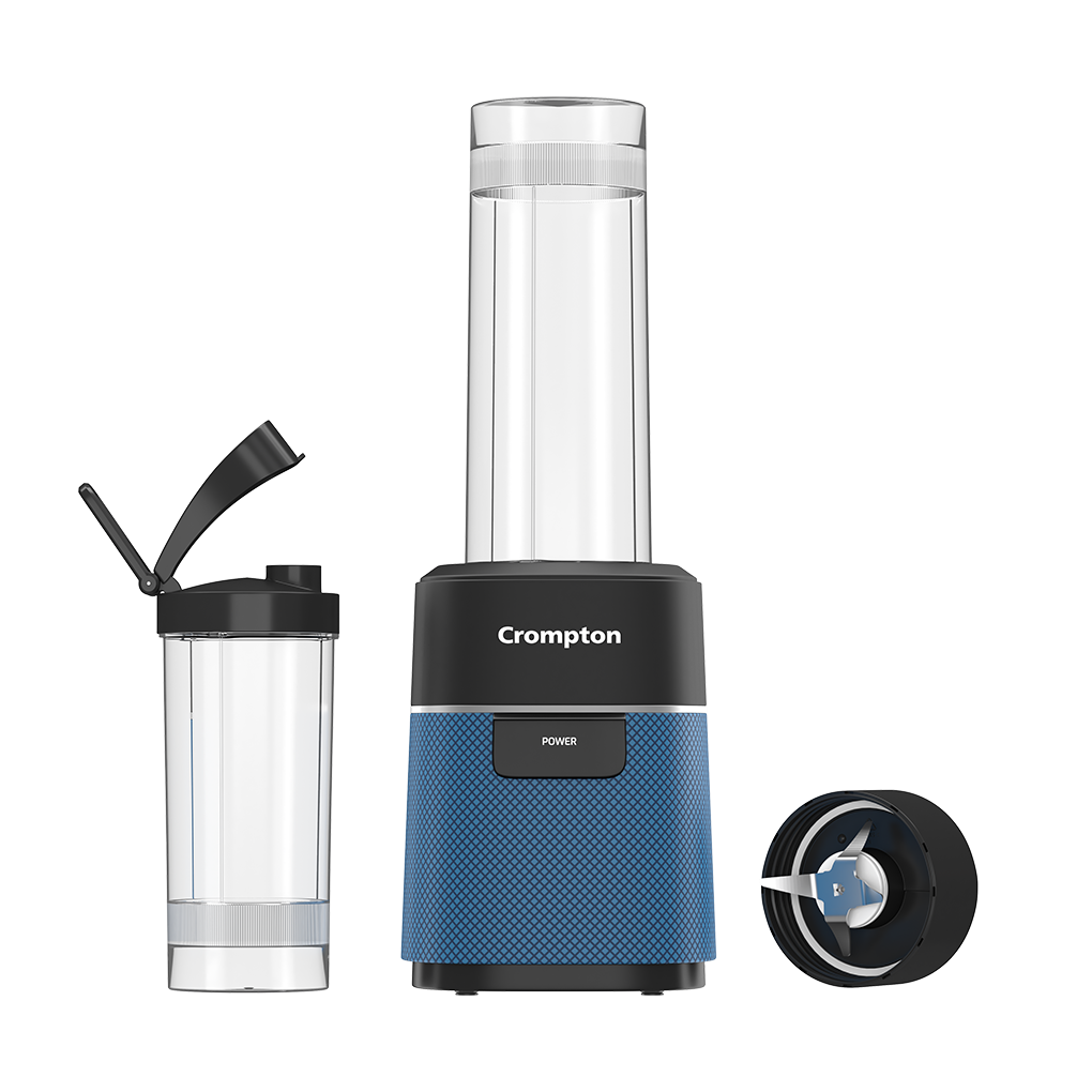 Crompton Ameo Fresh Nutri Blender, 400 Watts, 2 Food Grade Jars