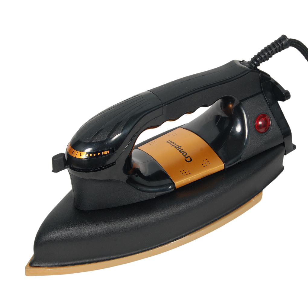 Crompton Rhino Black 1100W Heavy Weight Dry Iron_1