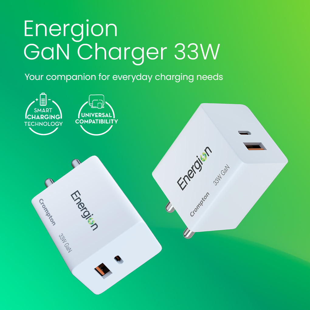 Crompton Energion Mobile GaN Charger QC+PD